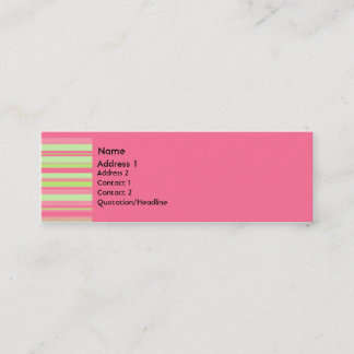 Strawberry & Kiwi-profielkaart Mini Visitekaartje