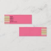 Strawberry & Kiwi-profielkaart Mini Visitekaartje (Voorkant / Achterkant)