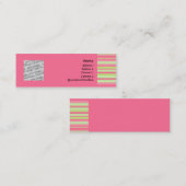 Strawberry & Kiwi-profielkaart Mini Visitekaartje (Voorkant / Achterkant)