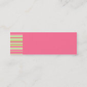 Strawberry & Kiwi-profielkaart Mini Visitekaartje (Achterkant)