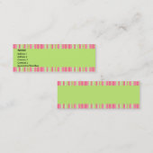 Strawberry & Kiwi-profielkaart Mini Visitekaartje (Voorkant / Achterkant)