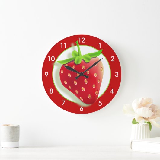 Strawberry Large Clock Grote Klok (Huis)