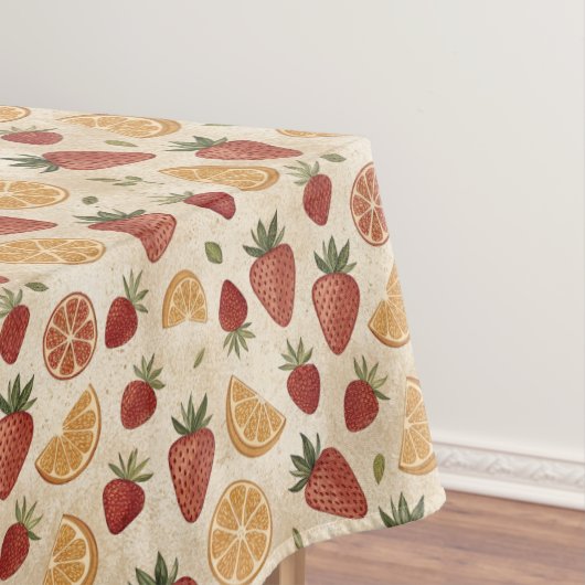 Strawberry Lemon Pattern Tafelkleed (Voorbeeld)