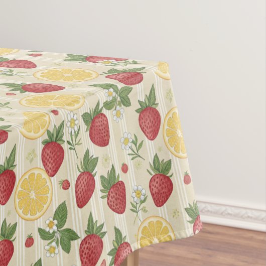 Strawberry Lemon Pattern Tafelkleed (Voorbeeld)