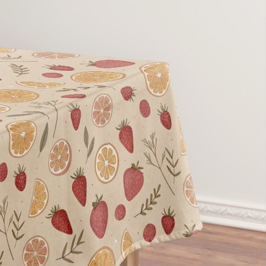 Strawberry Lemon Pattern Tafelkleed (Voorbeeld)