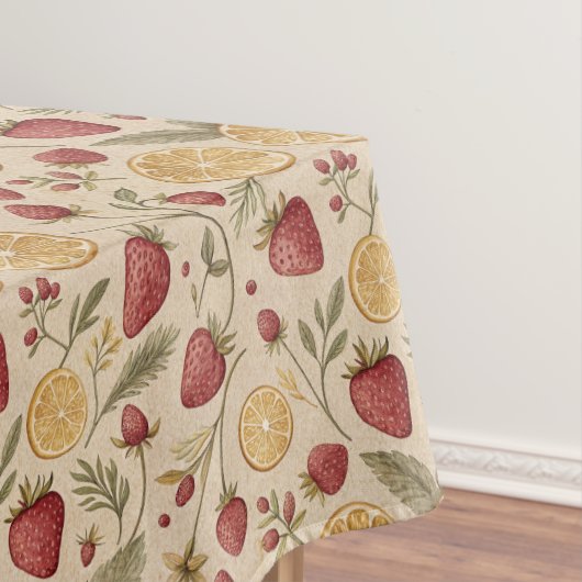 Strawberry Lemon Pattern Tafelkleed (Voorbeeld)