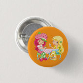 “Strawberry & Lemonade Besties” Ronde Button 3,2 Cm (Voorkant /achterkant)