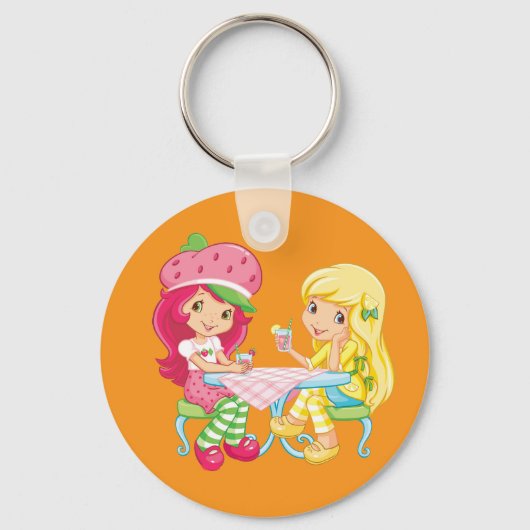 “Strawberry & Lemonade Besties” Sleutelhanger (Voorkant)