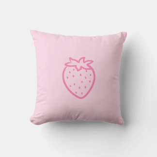 Strawberry light pink kussen