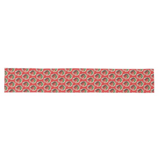 Strawberry Long Table Runner Lange Tafelloper (Horizontaal)