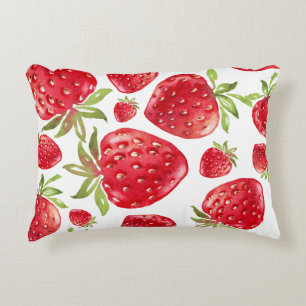 Strawberry Love Accent Pillow Kussen