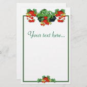 STRAWBERRY LOVE BRIEFPAPIER (Voorkant / Achterkant)