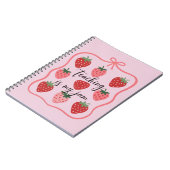 Strawberry Lover Teacher Teaching is My Jam  Notitieboek (Linkerzijde)
