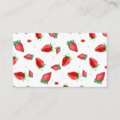 Strawberry luier loterij ticket informatiekaartje (Achterkant)