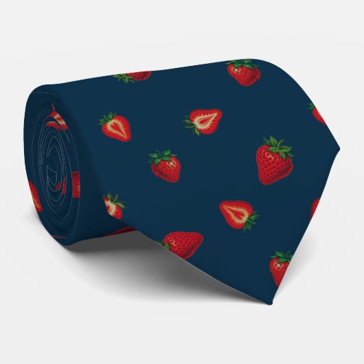 Strawberry Luscious Stropdas (Opgerold)