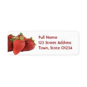 Strawberry Mailing Labels