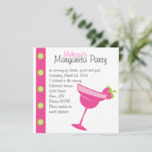 Strawberry Margarita Kaart (Staand voorkant)