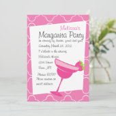 Strawberry Margarita Kaart (Staand voorkant)