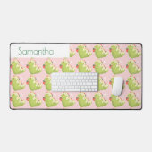 Strawberry Matcha Dinosaur  Bureaumat (Keyboard & Muis)