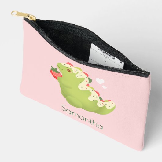 Strawberry Matcha Dinosaur  Etui (Open)