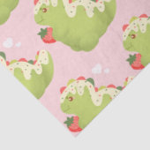 Strawberry Matcha Dinosaur  Tissuepapier (Detail)