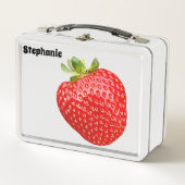 Strawberry Metal Lunchbox (Voorkant)