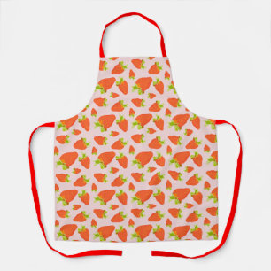 Strawberry Milk All-Over Print Schort