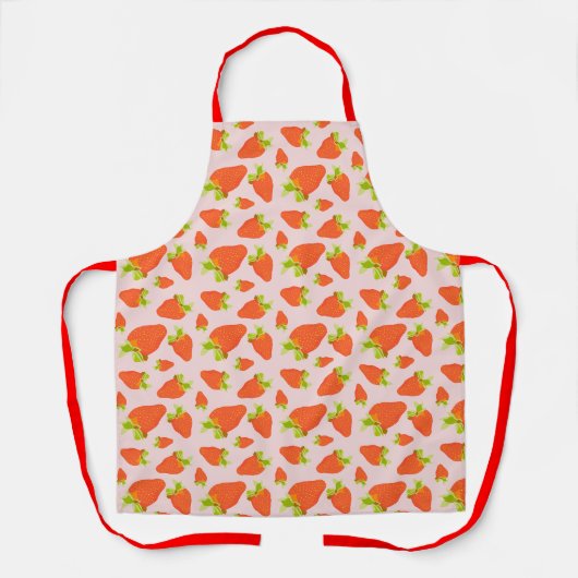 Strawberry Milk All-Over Print Schort (Voorkant)