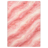 Strawberry Milkshake Marble Texture Klembord (Achterkant)
