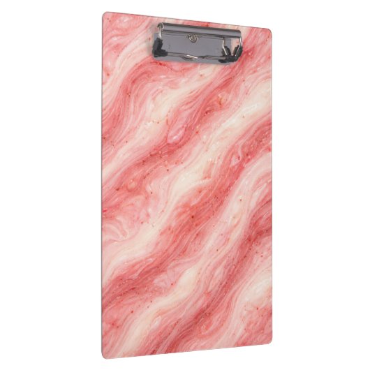 Strawberry Milkshake Marble Texture Klembord (Rechts)