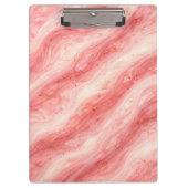 Strawberry Milkshake Marble Texture Klembord (Voorkant)