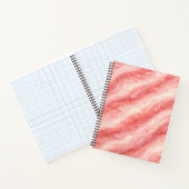 Strawberry Milkshake Marble Texture Notitieboek (Binnen)