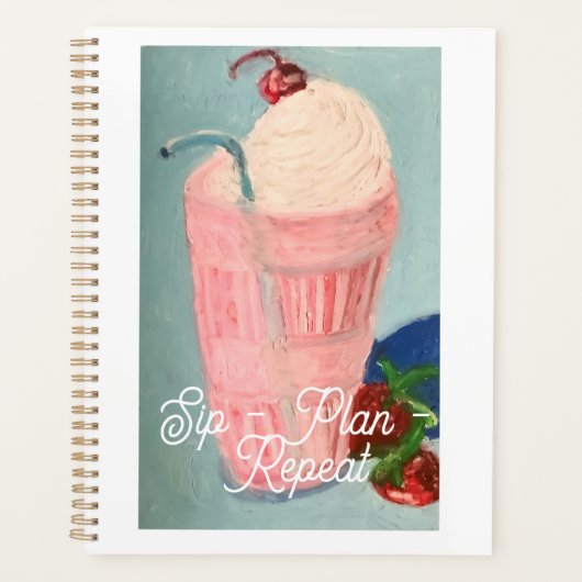 Strawberry Milkshake Planner (Voorkant)