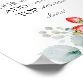 Strawberry Mimosa Bar-teken Poster (Hoek)