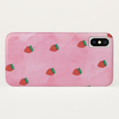 Strawberry Mobile Lovers Collectie Case-Mate iPhone Case (Achterkant (horizontaal))