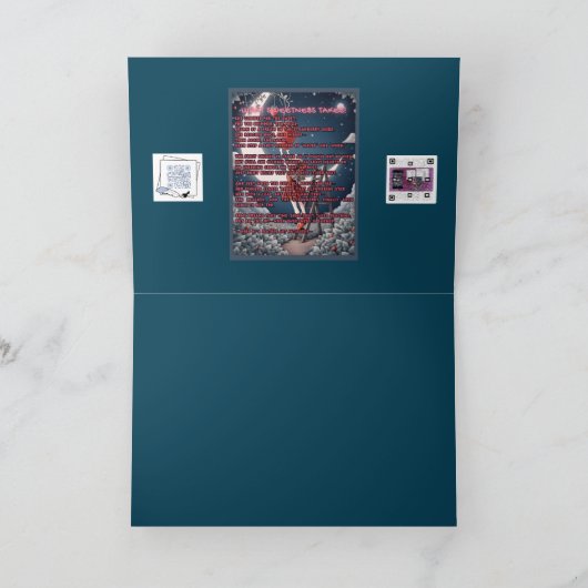 Strawberry Moon Wenskaart (Binnen)