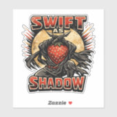 Strawberry Moordenaar – SNEU ALS SCHADUW Held Sticker (Vel)
