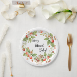 Strawberry Mouse Baby shower-Party Borden Papieren Bordje