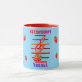 STRAWBERRY MUSIC NOTE DESIGNED MUG MOK (Midden)