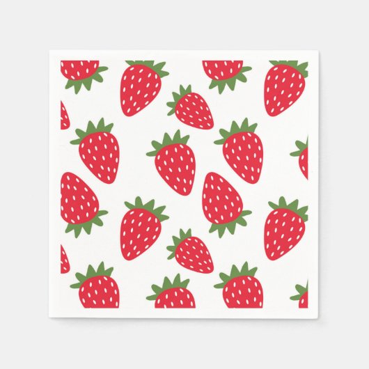Strawberry Napkins Servet (Voorkant)