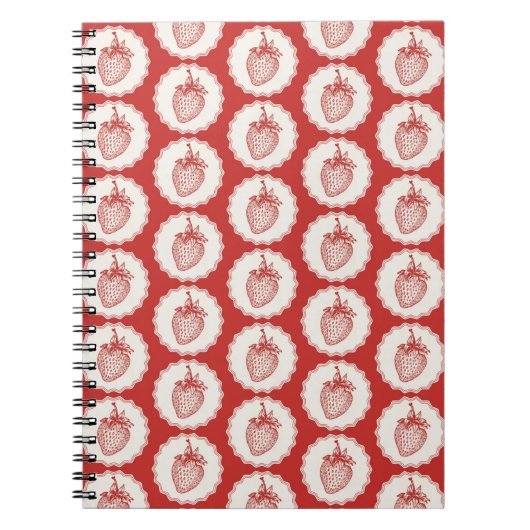 Strawberry Notitieboek (Voorkant)