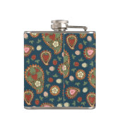 Strawberry Paisley Pattern Flask Heupfles (Achterkant)