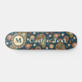 Strawberry Paisley Pattern Skateboard (Horizontaal)