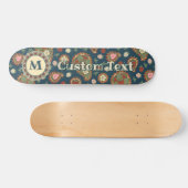 Strawberry Paisley Pattern Skateboard (Horizontaal)