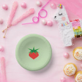 Strawberry Paper Bowls Papieren Kommen (Feest)