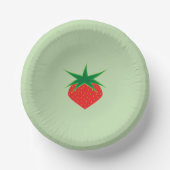 Strawberry Paper Bowls Papieren Kommen (Voorkant)