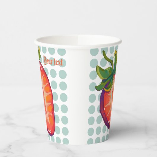 Strawberry  papieren bekers (Links)