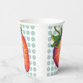 Strawberry papieren bekers (Rechts)