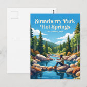 Strawberry Park Hot Springs VS Briefkaart (Voorkant / Achterkant)