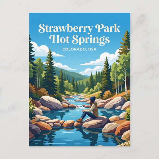 Strawberry Park Hot Springs VS Briefkaart (Voorkant)